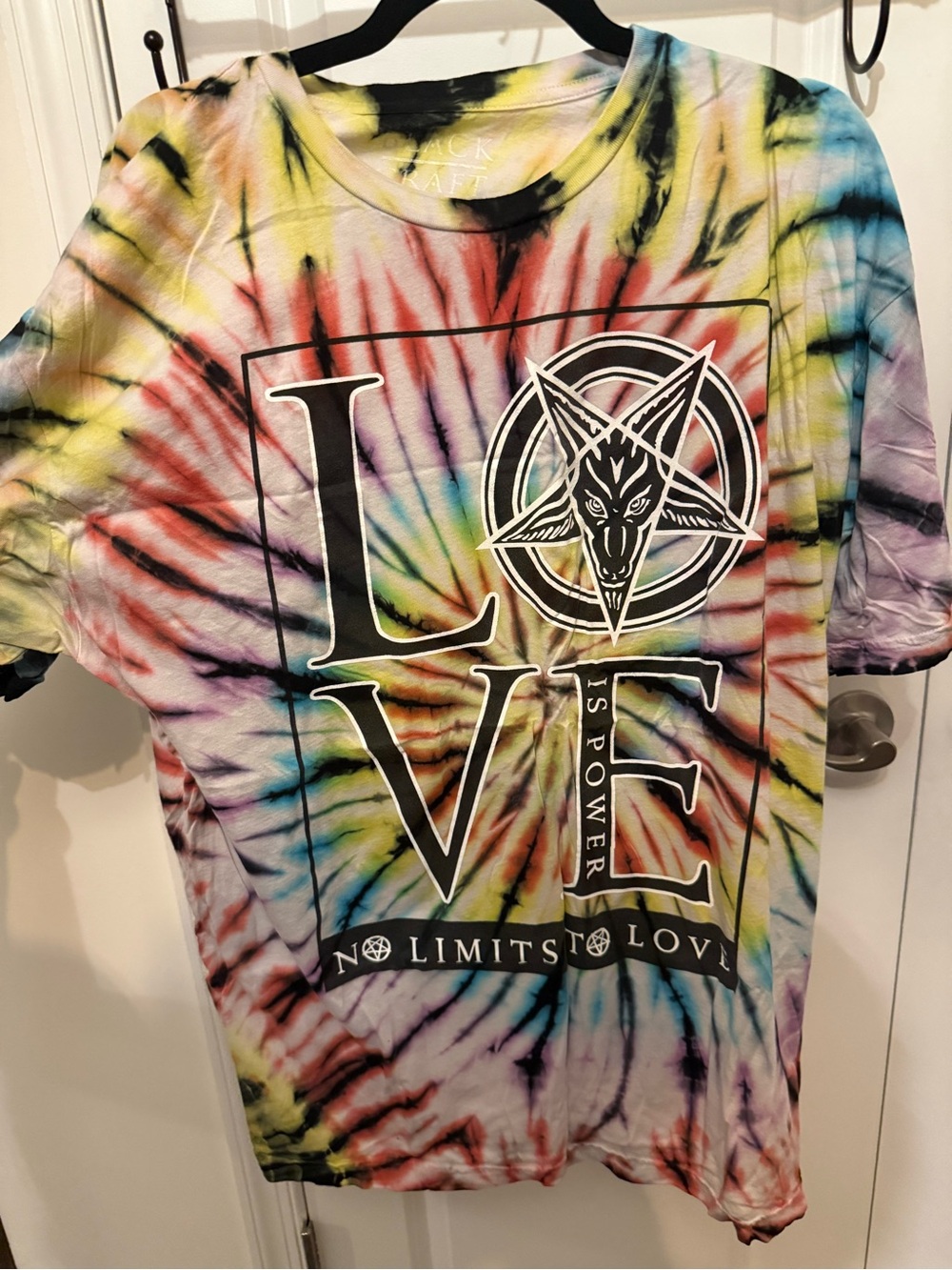 Multicolor Tie-Dye Graphic Short Sleeve Tee